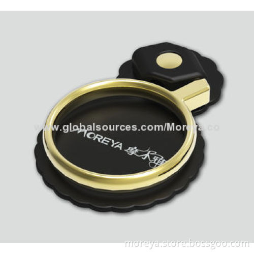 Finger Ring Holder for Smartphones, Sized 50 x 40 x 14mm, Zinc Alloy Material OEM Available